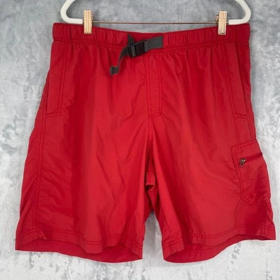 Шорты мужские Columbia большие x 9 дюймов по внутреннему шву красные универсальный оттенок подпоясанные для походов на открытом воздухе - Изображение 1 из 4