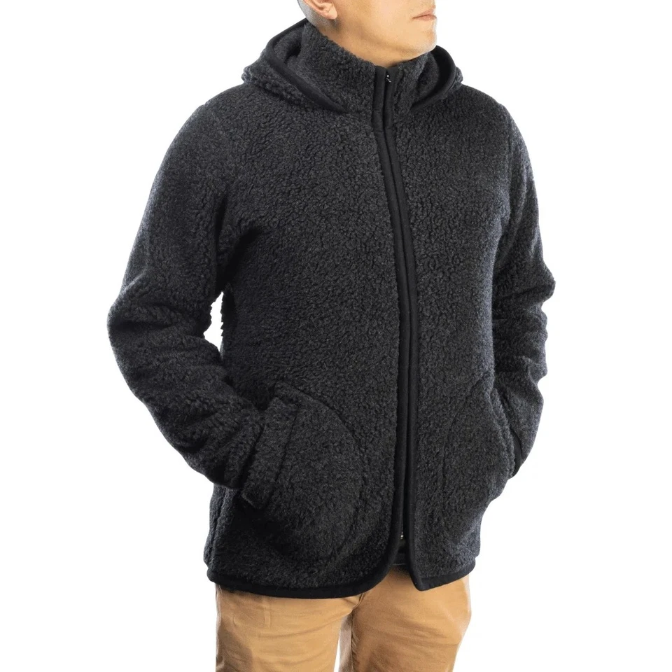 Perfect Wool Merino-Wolljacke Kapuze, 100 % Merinowolle, Outdoor Jacken Herren - Bild 1 von 4