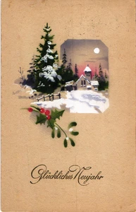 Alte AK Vintage Schweiz Weihnachten (1917) - Bild 1 von 2