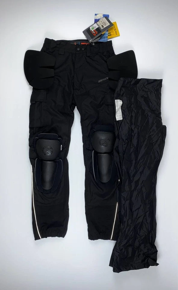 🚨 Calça Spidi Stormer H2OUT de veludo corrida carga motocicleta S Formula 1 preta - Imagem 1 de 4