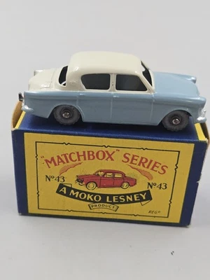 Vintage Matchbox Lesney Hillman Minx #43 With The Original Box Excellent... - Image 1 of 4