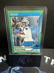 Bryce Young 2024 Panini Donruss Green Press Proof Parallel Carolina Panthers - Picture 1 of 2