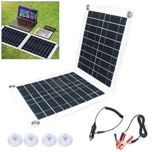 60W Foldable Solar Panel Module fit 18V/12V RV/Car/Boat Battery Recharge - Picture 1 of 9