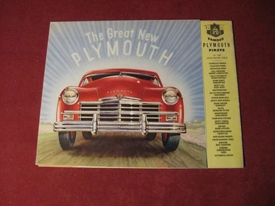 1949 Plymouth Sales Brochure Booklet Catalog Original Old - Image 1 of 4