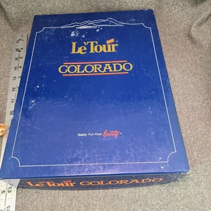 1984 Le Tour Colorado State Map Gioco da Tavolo Trivia Vintage NUOVO - Foto 1 di 3