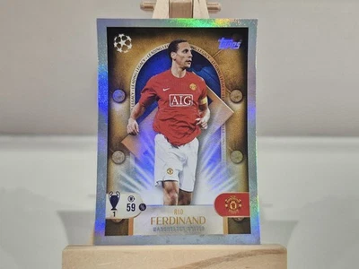 Topps UCL Sticker - Rio Ferdinand - Leading Legacy #283 - Manchester United - Image 1 of 2