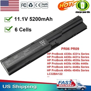 633805-001 PR06 Battery for HP ProBook 4540S 4530S 4440S 4430S 4431S 3ICR19/66-2 - Picture 1 of 10