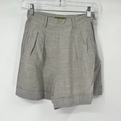 Pantalones Cortos de Lana Esprit Gris De Colección Para Mujer Bolsillos de tiro alto Junior 5 Preppy Foto 1 de 4
