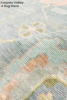 Oushak Hand Knotted 8x10, 9x12, Area Rug Carpet for Home, Bedroom, Living Room - Image 1 of 4