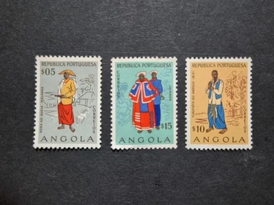 1957 Angolan Native Stamps, MHR. - Image 1 of 2