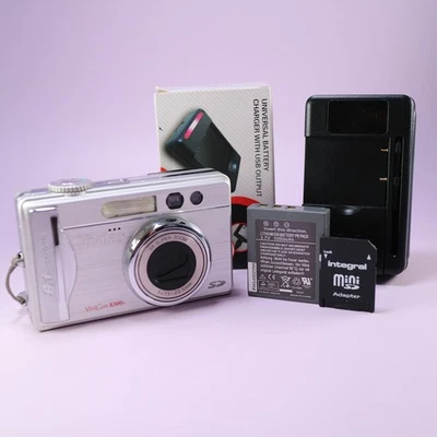 Vivitar Digital Camera Vivicam 8300s 8.1MP Silver Tested Full Working Set - Image 1 of 4