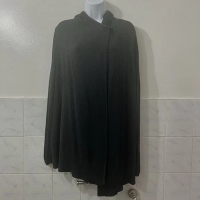 Cárdigan envolvente Lululemon sudadera con capucha suéter gris 8 agujeros para el pulgar ocio viaje yoga Foto 1 de 4