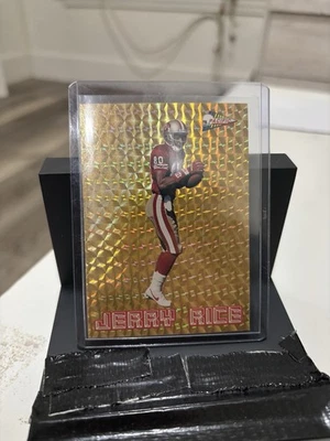 1993 Pacific Trading Jerry Rice Gold Prism 15 de 20 San Francisco 49ers - Imagem 1 de 2