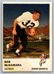 Fleer #146 1961 Bob McNamara Denver Broncos - Imagen 1 de 3