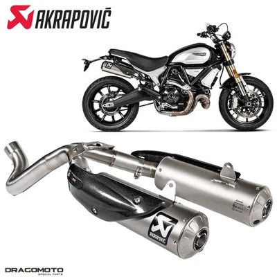 tuyaux DUCATI SCRAMBLER 1100 ABS Pro 2021 AKRAPOVIC RC L-D11SO3 - Photo 1/4