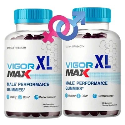 (Paquete de 2) Gomitas Vigor para Hombres Suplemento de Rendimiento Avanzado - Máxima Fuerza Foto 1 de 4