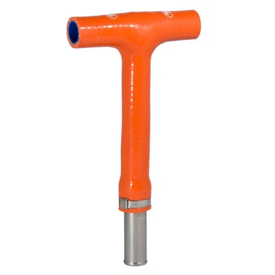 Manguera de pieza en T con marco de silicona Samco naranja compatible con Husqvarna TC 125 2016-2018 Foto 1 de 4