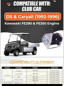 Generador de arranque 12V para carro de golf Club CAR DS 1984-1996 FE290 FE350 - Imagen 1 de 5