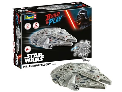 Star Wars Millennium Falcon (with Light And Sound) 1:164 Plastic Model Kit - Immagine 1 di 4