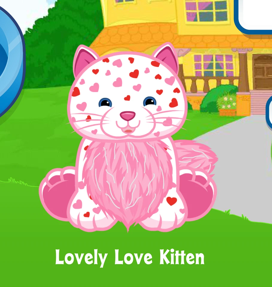 Webkinz Lovely Love Kitten Virtual Adoption Code Only Messaged Webkinz Seasonal! - Image 1 of 1