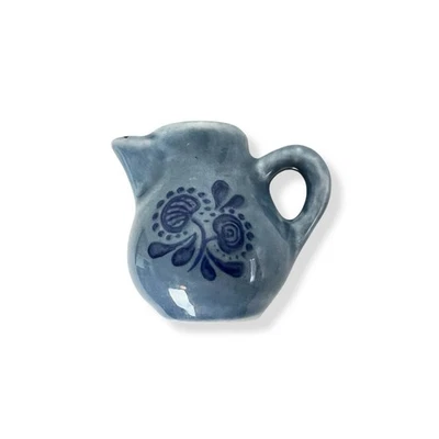 Vintage Hand Painted Reutter Porcelain Germany Dollhouse Miniature Pitcher - Image 1 of 4