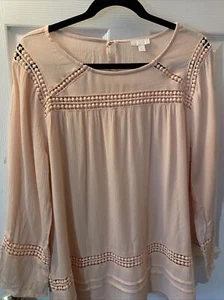 Peach bohemian blouse large - Picture 1 of 6
