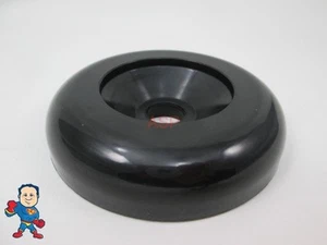 Spa Hot Tub Diverter Cap 3 5/8" Wide Black Smooth Non Buttress How To Video - Picture 1 of 9