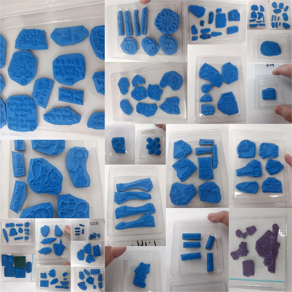 Juegos de estampillas de goma montadas en vinilo ¡TU ELECCIÓN! Foto 1 de 1