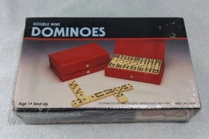 Vintage Set Double Nine Dominoes W/case by M&G Pacific [# 1511] - Picture 1 of 6