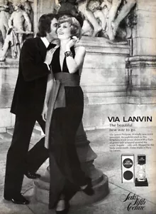 1973 Via Lanvin: Beautiful New Way To Go Vintage Print Ad - Bild 1 von 1