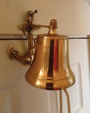 Vintage Bell Brass Nautical Marine Ship Boat, Dinner Bell