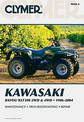 CLYMER 1989-2004 KLF300C Bayou 4X4 [SRA] Kawasaki MANUAL DE REPARACIÓN KAW KLF300 CM466 Foto 1 de 1