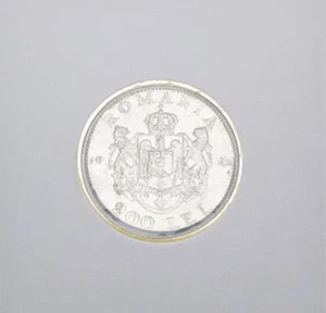 Romania 200 lei 1942 F-VF Silver - Picture 1 of 2