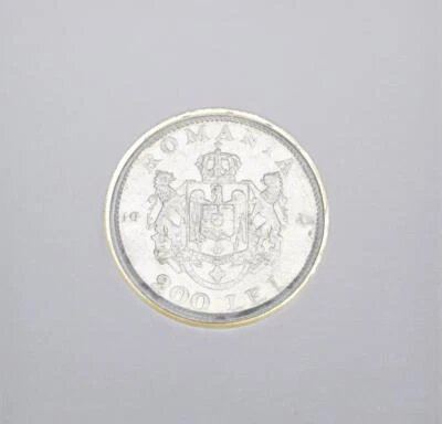 Romania 200 lei 1942 F-VF Silver - Image 1 of 2