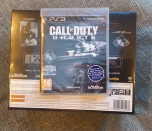 Call Of Duty Ghosts THE VERY RARE Prestige Edition Sony PS3 + Game ALL SEALED - Picture 1 of 3