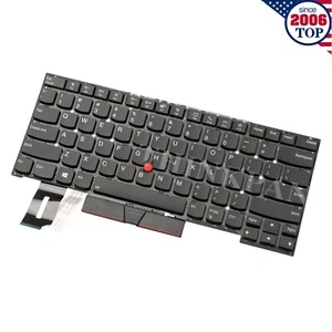 New US Keyboard Backlit for Lenovo ThinkPad P1 Gen3 X1 Extreme 3rd Gen T14s Gen1 - Afbeelding 1 van 10