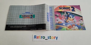 SEGA Game Gear - Sonic The Hedgehog 2 - Notice / Instruction Manual - Picture 1 of 1