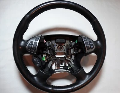 ACURA TL 04-06 BLACK LEATHER STEERING WHEEL OEM — 第 1/4 张图片