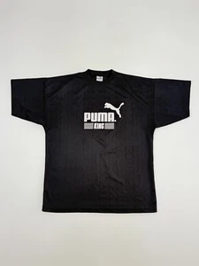 1990’s Vintage Puma King Logo Black Monogram Jersey - Picture 1 of 7