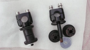 Yamaha SR XT 500 1U6 1N5 1E6 2J4 48T Lenkerhalter Riser gepulvert - Bild 1 von 2