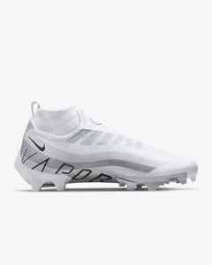 Nike Vapor Edge 360 Pro Football Cleats White Black DQ3670-102 Men's Size 8 - Picture 1 of 6