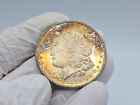 New Listing1878-S Morgan Silver Dollar *Frosty Unc - Solar Flare Toning! Stunning!* #1