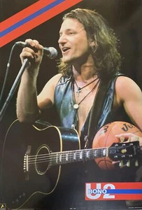 U2 Bono On Stage 1997 Vintage Poster 24 X 35 - Picture 1 of 1