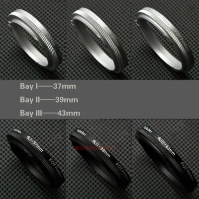 Rolleiflex to Standard Screw Thread Adapter Ring + UV Filter Bay I II III 1 2 3  - Image 1 of 4