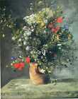 Auguste Renoir Flowers In A Vase Giclee Canvas Print