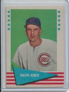 1961 Fleer Baseball Card Ralph Kiner O/F Pittsburgh Pirates Near Mint # 50 - Picture 1 of 2