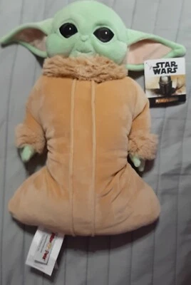 全新 星球大战 儿童 长毛绒 - 旅行枕头 宠物 Grogu The Mandalorian — 第 1/3 张图片