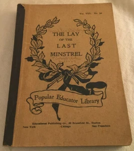 The Lay of the Last Minstrel (Scott) 1898 PB Popluar Educator Library Vol VIII - Bild 1 von 8