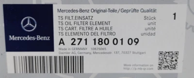 Kit de filtro de aceite de motor OEM para Mercedes Benz W203, 2003-2005 C230 2711800109 Foto 1 de 2