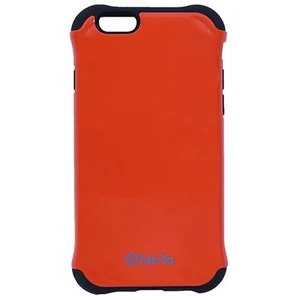 Funda TekYa Capella serie iPhone 6/6s - naranja/negra - Imagen 1 de 3